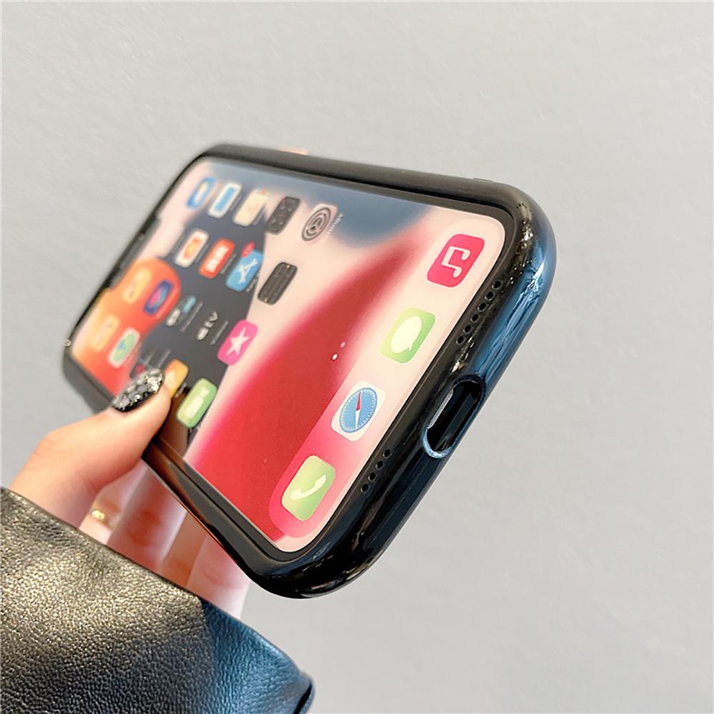 Cute Rabbit Cartoon Bunny Shockproof Bumper Phone Case For Iphone 14 11 12 13 Pro Max Funny Letters Soft Clear Back Cover Case