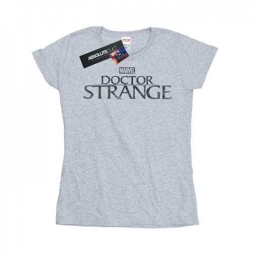 Marvel Womens/Ladies Doctor Strange Logo Cotton T-Shirt