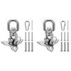 T02C!2X Ceiling Hook Hanging Chair,Heavy Duty Ceiling Bracket Swing Hook Swing Up To 450 KG Ceiling Hook Hanging Chair