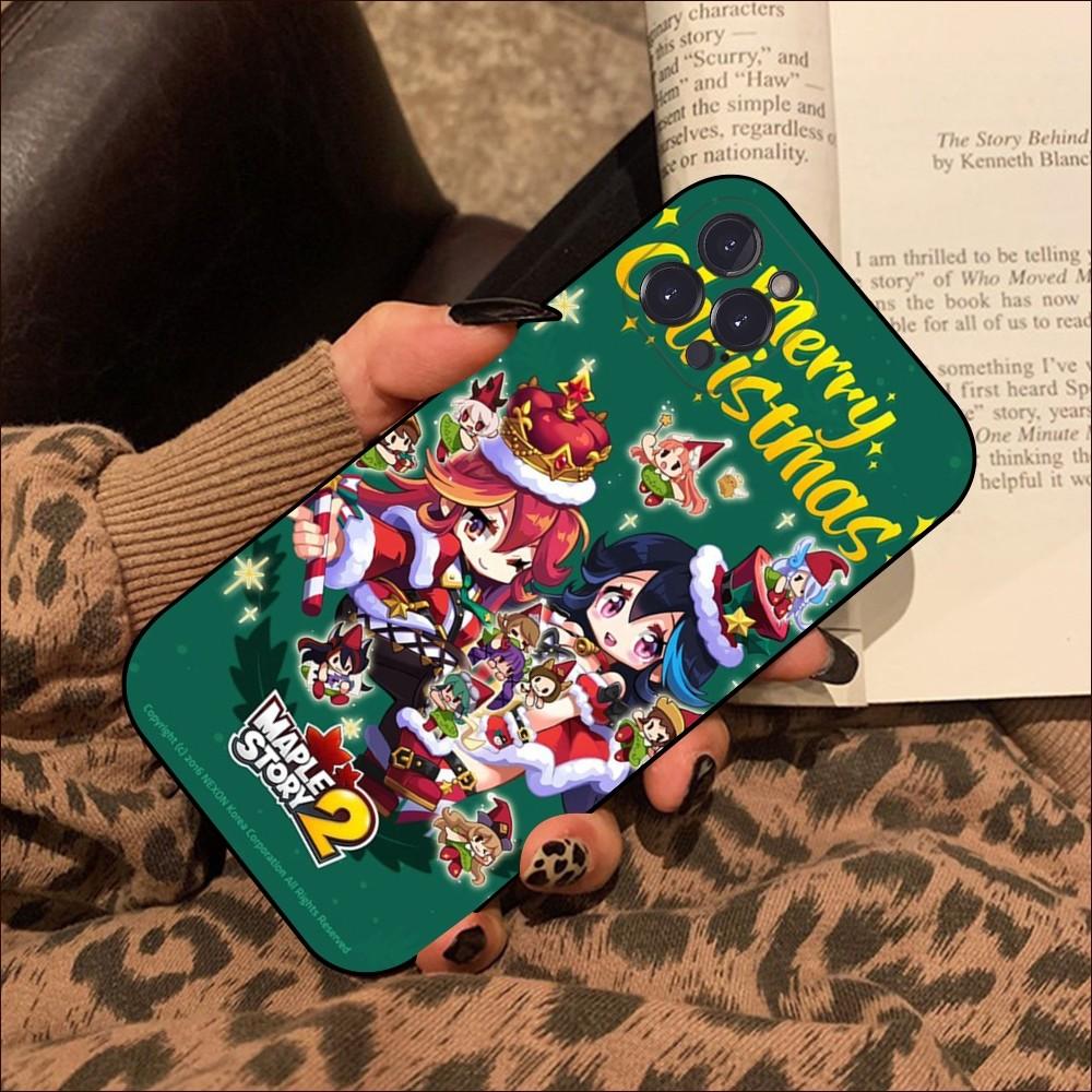 Game MapleStory Phone Case For iPhone 15 14 11 12 13 Mini Pro XS Max Cover 6 7 8 Plus X XR SE 2020 Funda Shell