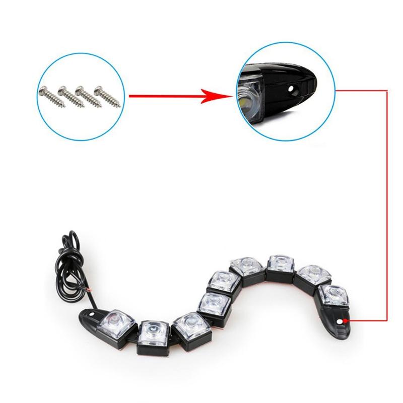 Navigation Marine Light Red and Green Waterproof for Boat Dinghy Pontoon Kayak