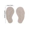 6 Pcs Half Round Sandals With Invisible Anti Slip Stickers Women's High Heels With Forefoot Pads Anti Pain Sweat Absorption And Anti Slip Stickers