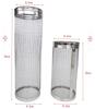 304 Stainless Steel BBQ Cage Cylinder Grill Smoker Mesh Basket - In Stock