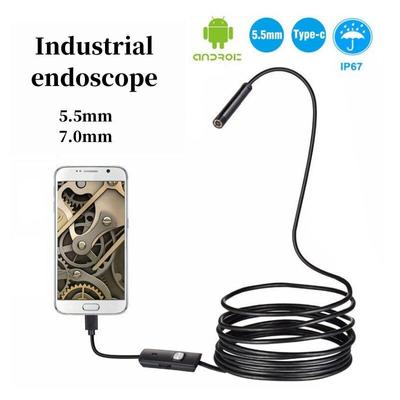 1 Pc Endoskop 5,5mm USB Android Endoskop Kamera Mini Objektiv 3in1 TYPE-C OTG Micro USB Wasserdichte Auto inspektion 0,01