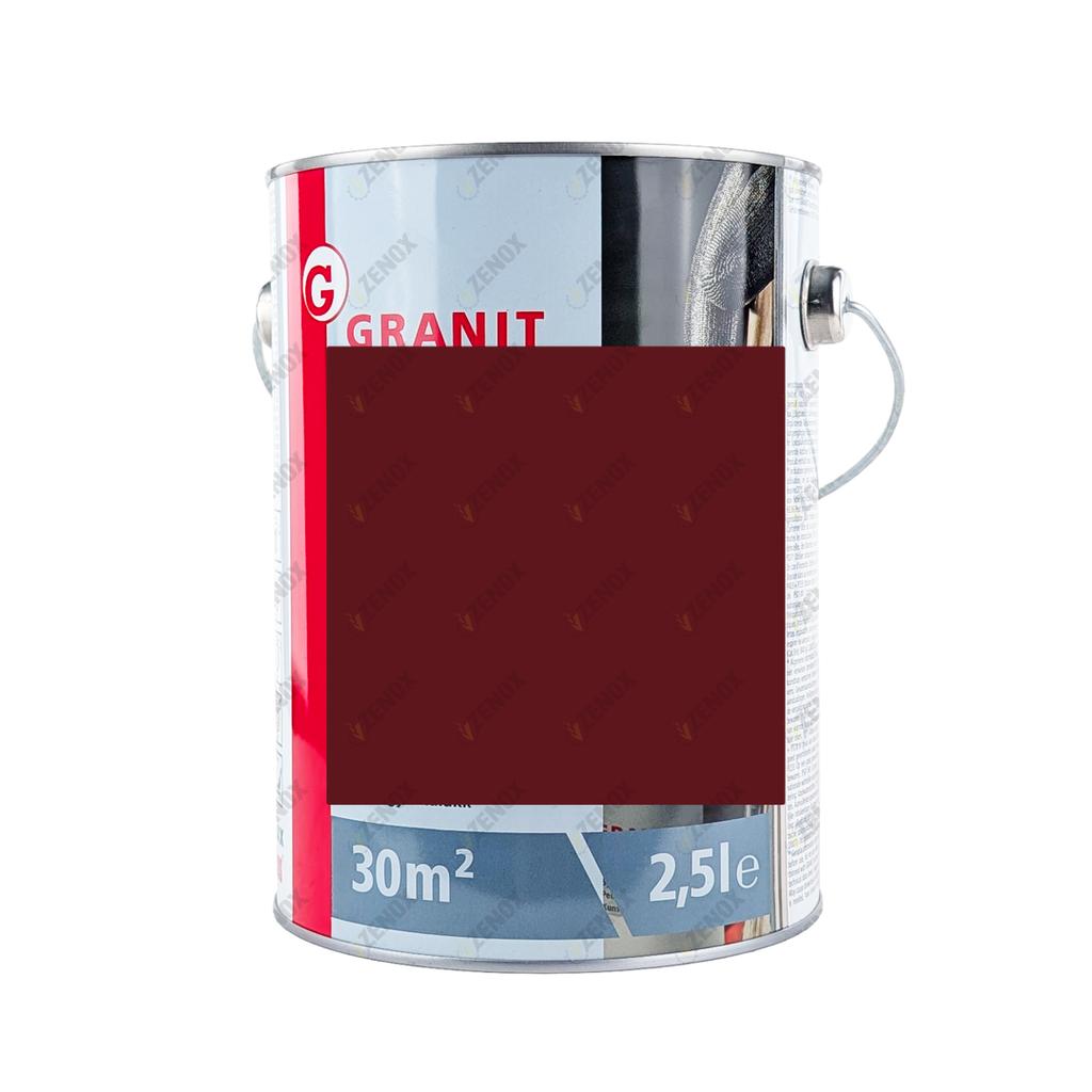 Paint Varnish Wine Red RAL 3005 NOPOLUX WILCKENS GRANIT 2.5 Can