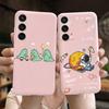 For Huawei Samsung Galaxy M15 F15 Back Cover Soft Matte Liquid Silicone Funda Samsung F15 Coque Astronaut Dinosaur Housing