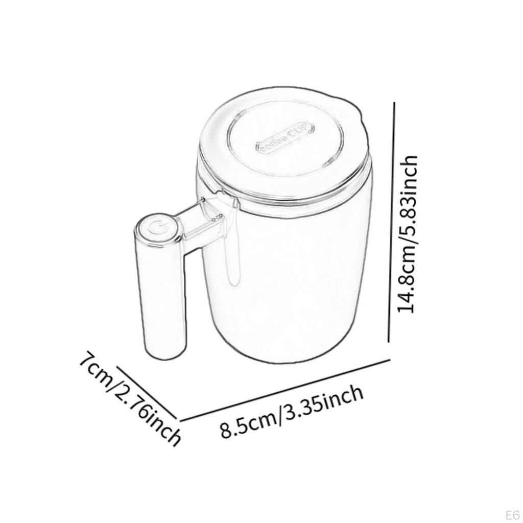 Auto Coffee Mug Automatic Mixing Cup Self for Tea Office Protein Drinks