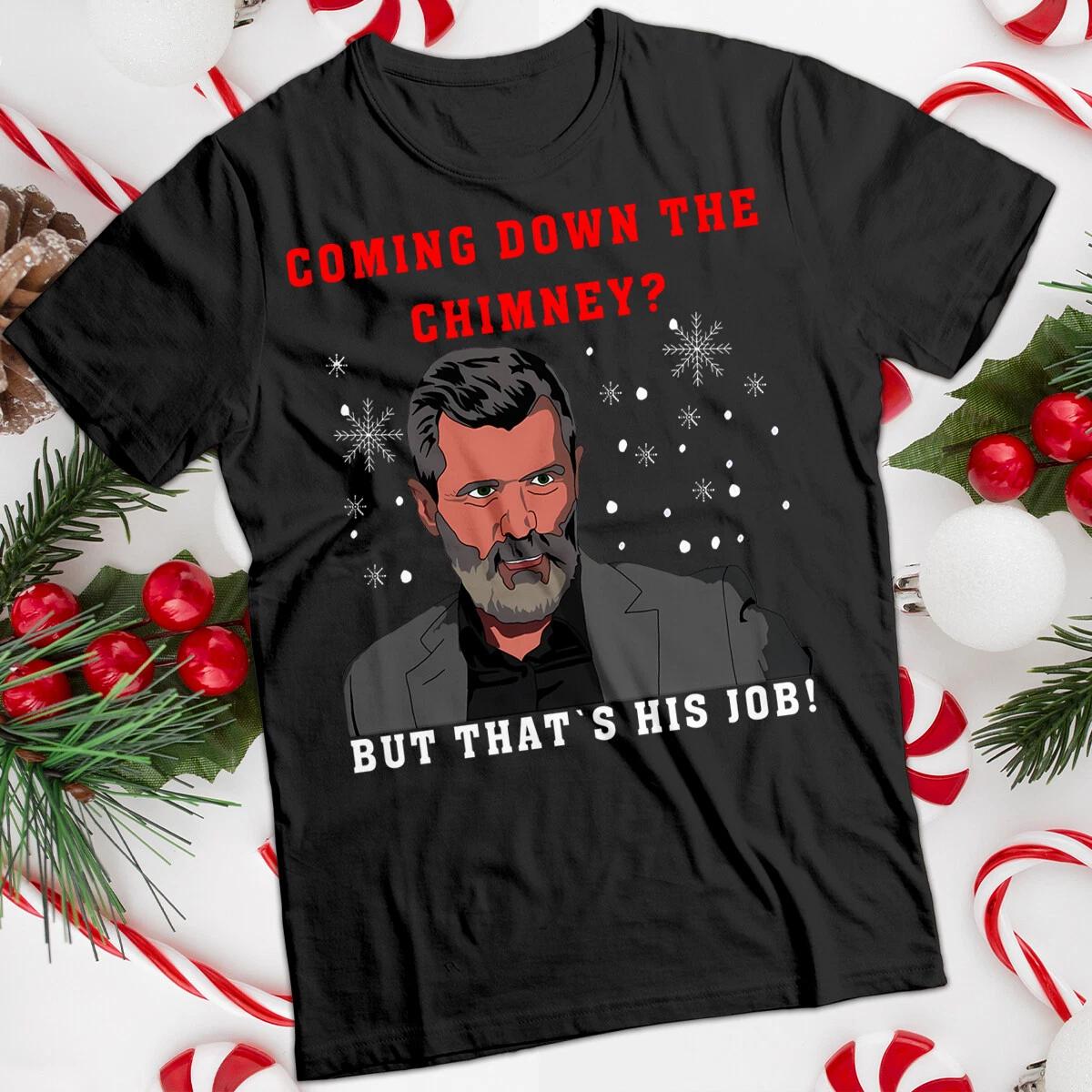 Roy Keane Christmas T-Shirt Funny Ugly Mens and Womens Tee #MC 2XL