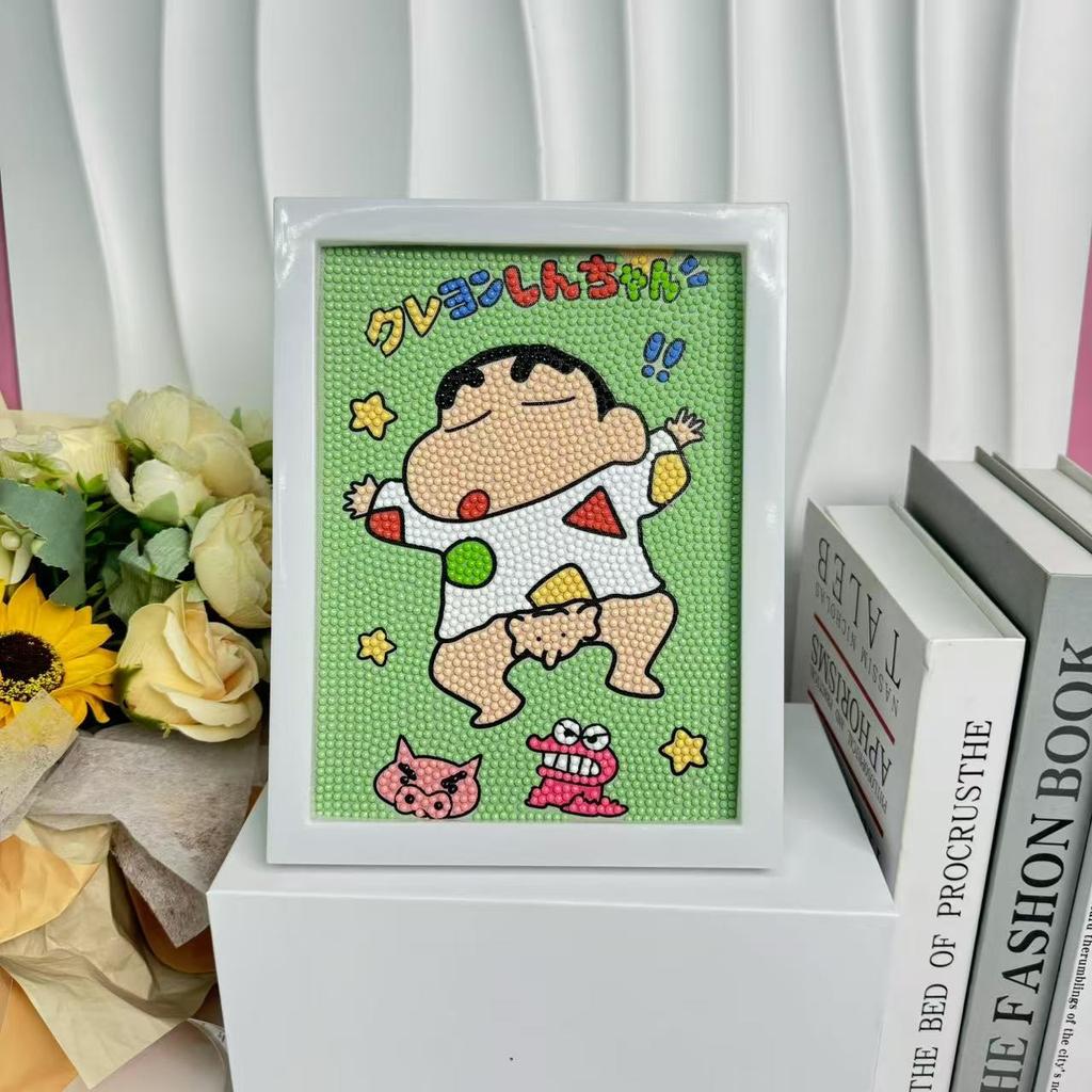 Children'S Diamond Painting Framed Handmade Diy Material Bag Sanrio Diamond Paste Painting Concentration Toy