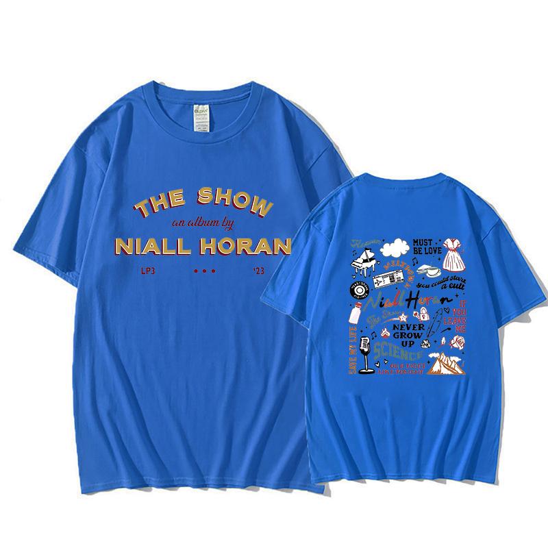 

Товары от Нила Хорана THE SHOW LIVE ON TOUR NIALL HORAN 2024 Футболка Унисекс Уличная одежда Хлопковые футболки Рубашки Топы Одежда с коротким рукавом 2XL