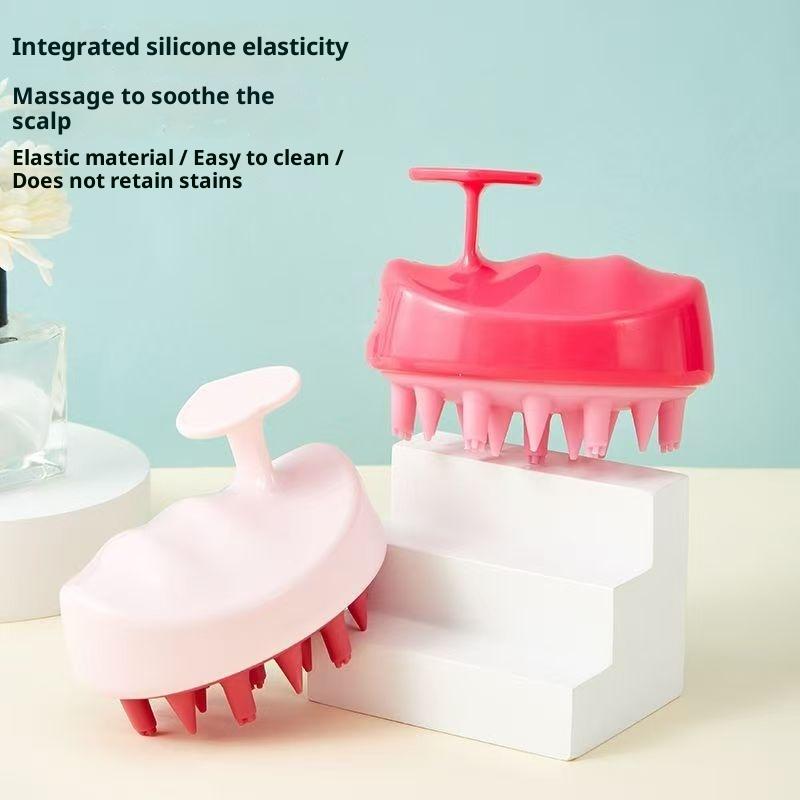 Shampoo Brush Head Scalp Massage Comb With Handle Hair Washing Comb Body Massage Brush Bath Shower Brush Salon Hairdressing Tool