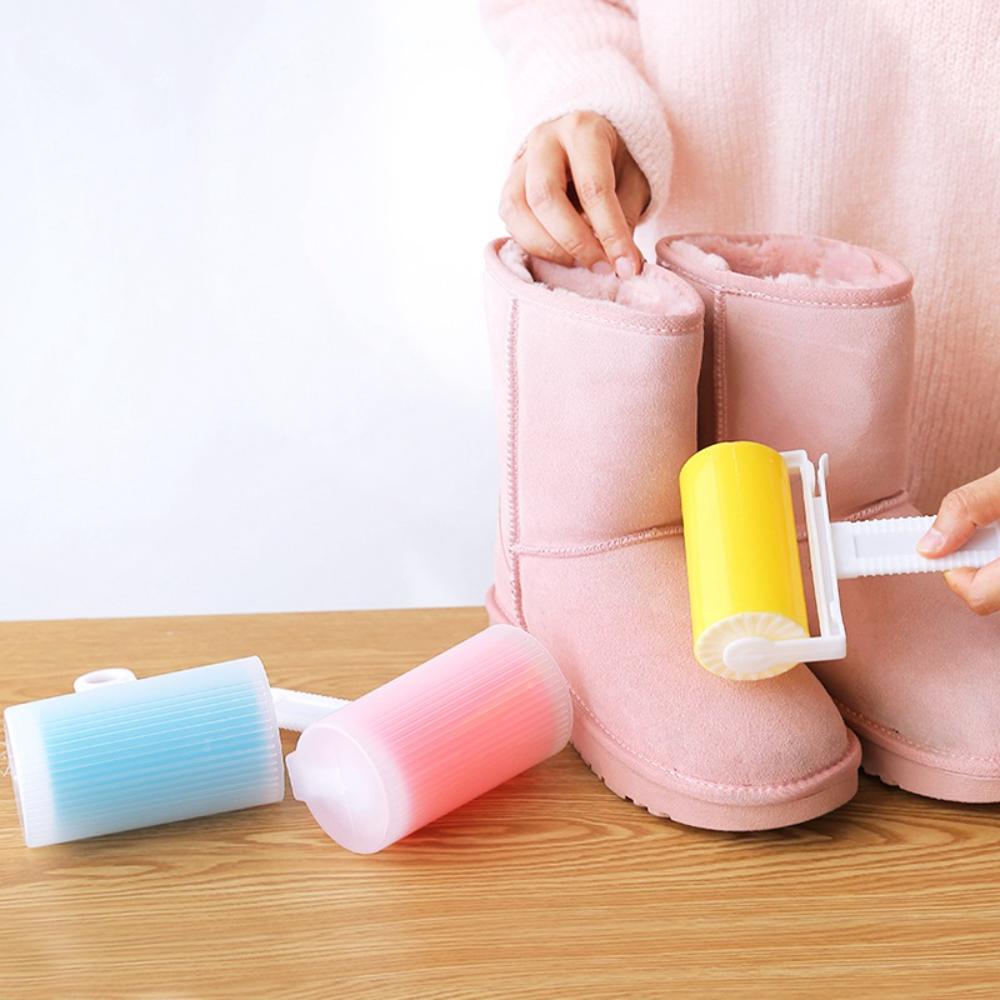Reusable Lint Remover: Washable Silicone Dust Wiper & Pet Hair Comb Tool – Versatile Sticky Roller Brush for Effective Cleaning of Cat and Dog Hair
