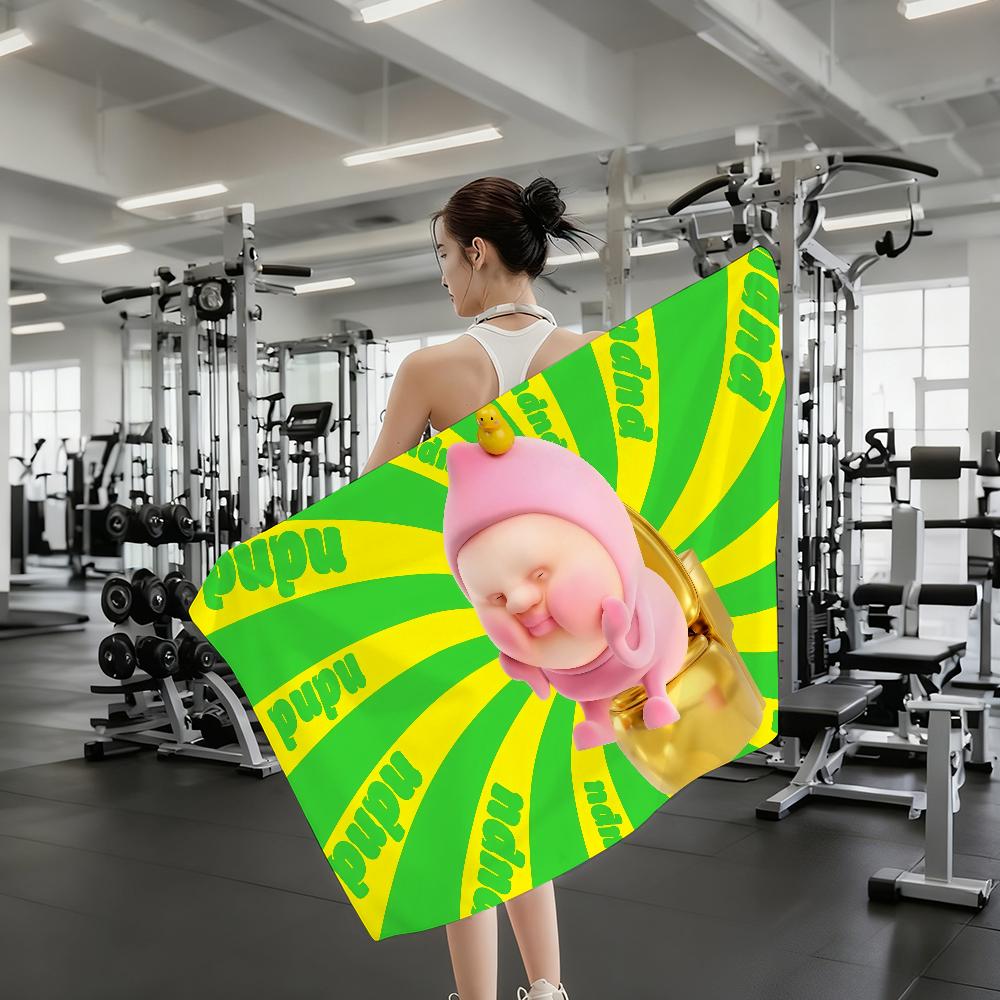 Cute Cartoon K-Kobito-S Towel Shower Sauna Travel Spa Quick Dry Gym Accessories Soft Large Beach Towels