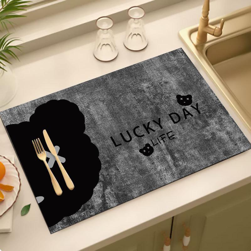 

Коврик из диатомовой грязи для быстрой сушки, для защиты от брызг на кухонной столешнице и у раковины 30x40 cm Mat