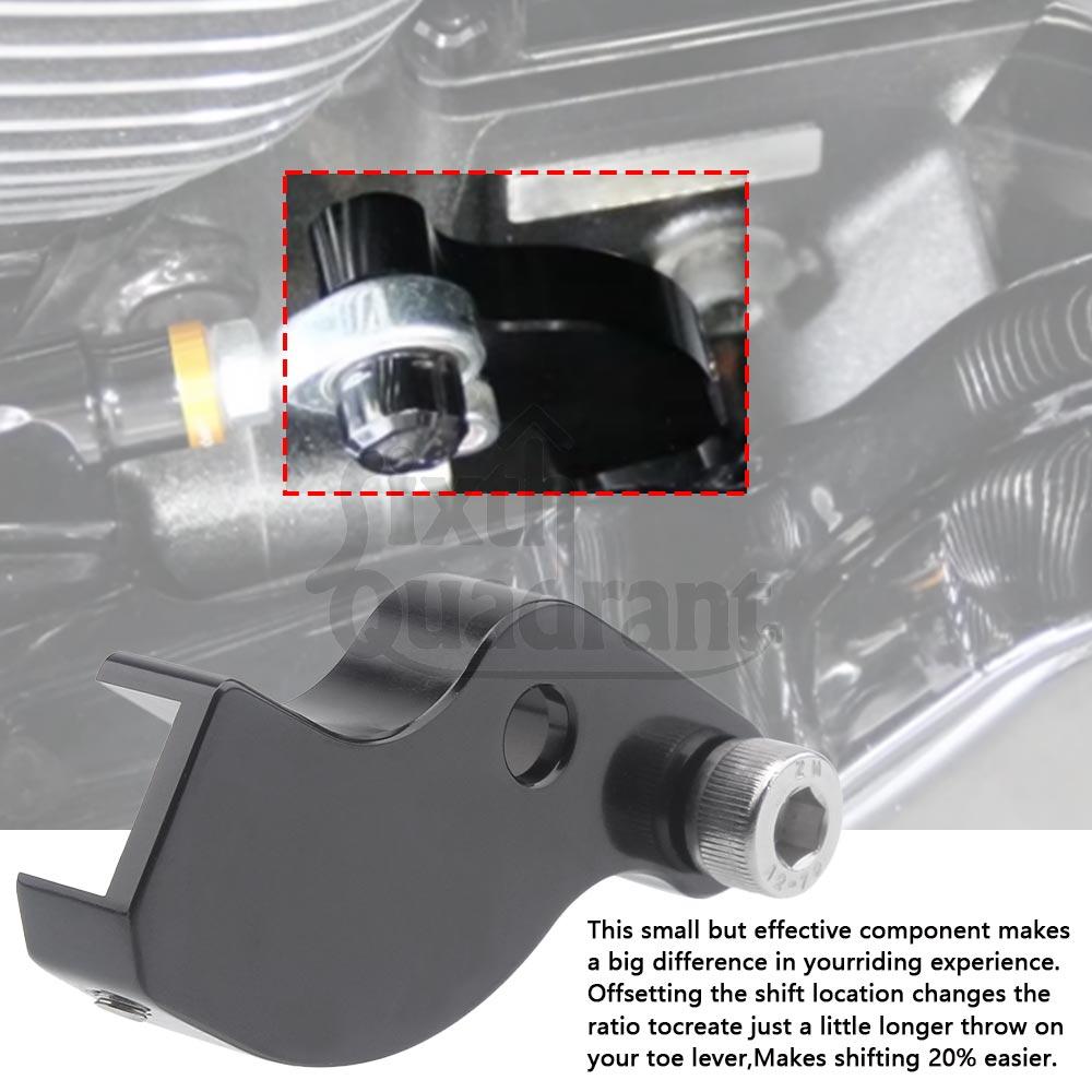 Motorcycle Accessory Aluminum Material Shift Assist Bracket Balck For Harley Softail FAT BOY 114 ANNIVERSARY FLFBS ANV 2018-2023
