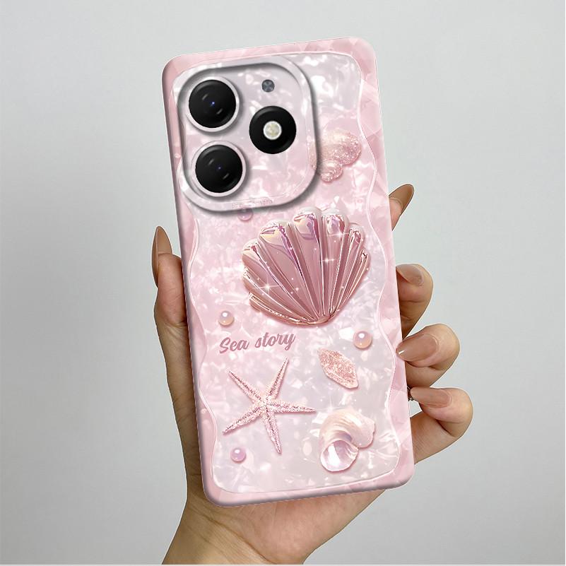 Für tecno Spark go 2024 BG6 Hülle Fundas Schöne Blumen Mattes Flüssigsilikon Schutzhülle Für Tecno SparkGO 2024 Handyhüllen