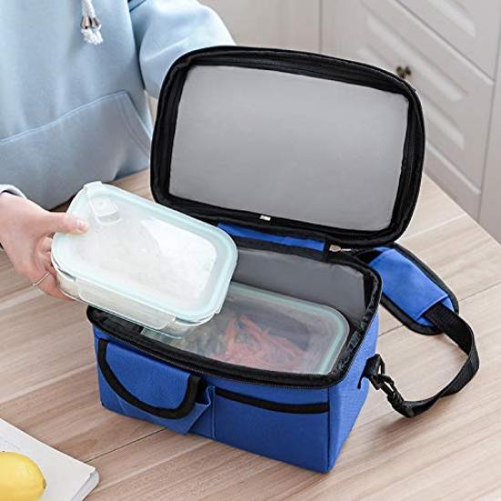 Cooler Box 8L Thermal Bag Cold Storage Lightweight Lunch Box Insulated Bag Cooler Bag Ice Cooler Foldable Outdoor Picnic Camping BBQ Fishing Women Men