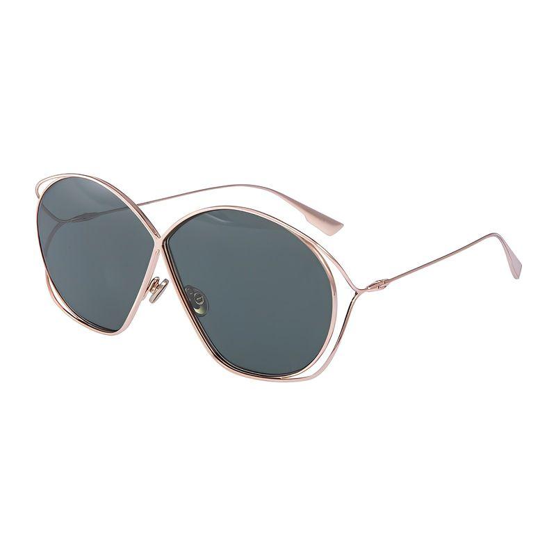 Dior Vintage Fashion Versatile Alloy Frame Irregular Shape Sunglasses Women sunglasses Dark-Green DIORSTELLAIRE2-200869DD868O7