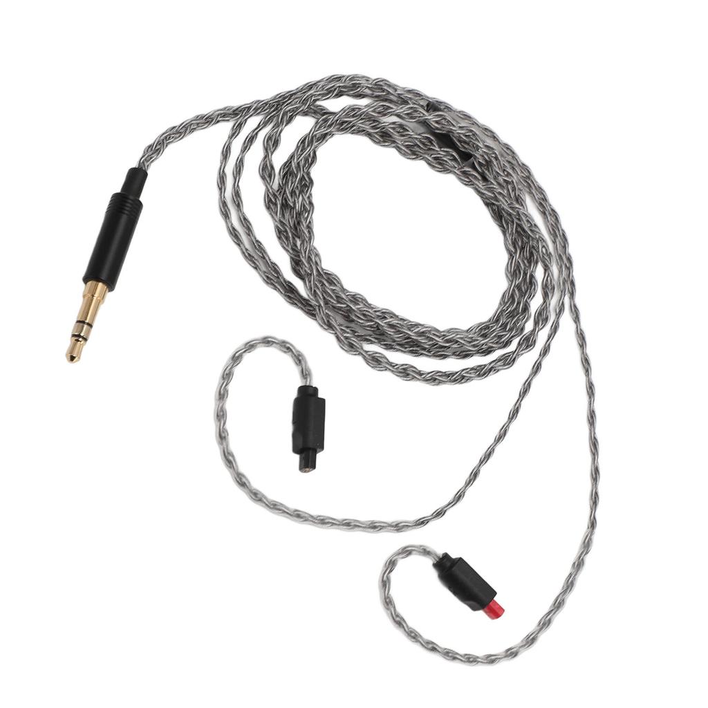 Headphone Cable 4 Strands Silver Plated Copper Anti Stangling 3.5MM Headphone Cord for ATH IM04 IM03 IM02 IM01 IM50 IM70