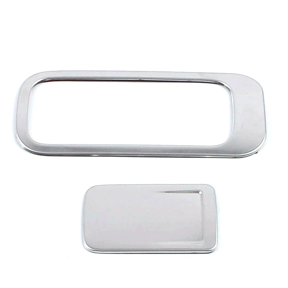 

Для Volkswagen VW Tiguan MK2 2017- Ящик для хранения вещей, перчаточный ящик, кнопка переключения перчаточного ящика, отделка из нержавеющей стали серебряный