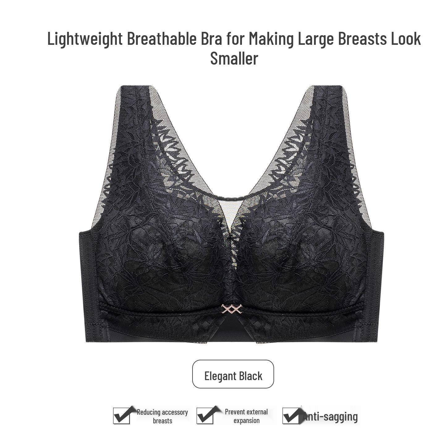 

Женский поддерживающий бюстгальтер без косточек для большой груди 46/105 CDE