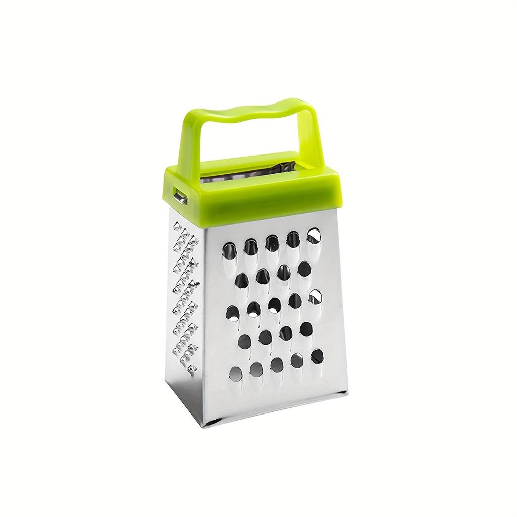 1PC Stainless Steel Mini Cheese Grater, 4-sided Multi-function Vegetable Slicer and Kitchen Lemon Grater, Cutting Tool