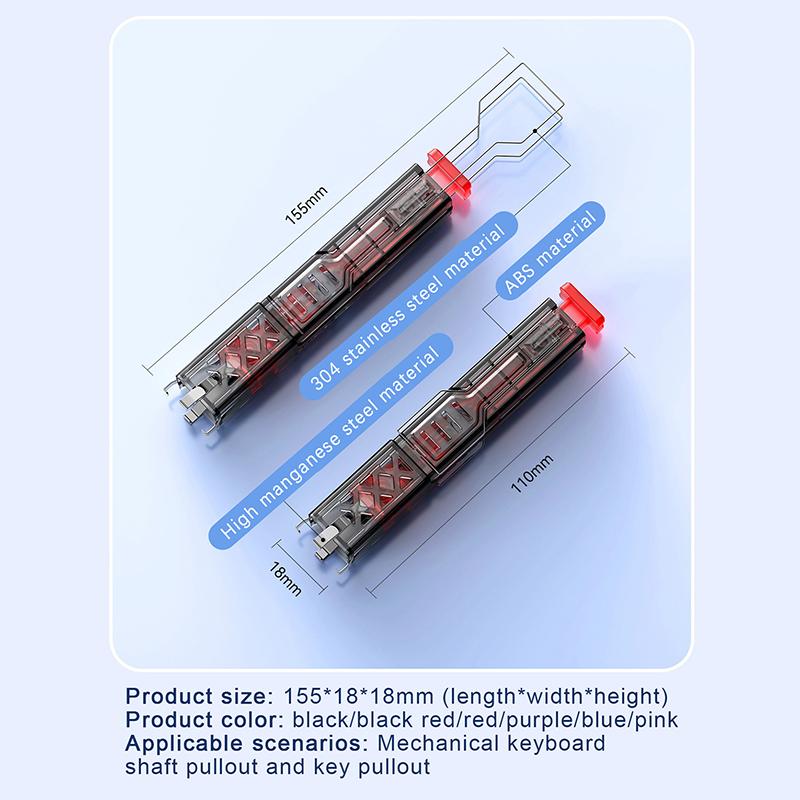 2 In 1 Switch Puller Keycap Puller Key Switch Keycap Puller For Mechanical Keyboard Gaming Keyboard Switches Cleaning Tool