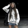 Unisex Hoodie met Lange Mouwen en Rits Losse Pasvorm Streetwear Sterrenprint Sweatshirt Jas