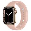 Compatible Silicone Watch Strap for Apple Watch S11 - All Series, Universal Double-Section Snap Button.