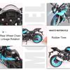 Scale 1:9 R1 R1M Motorcycle Model Toy Alloy Body Wheel Steering Shock Absorption Simulation Motorbike Models Toys Kids Gifts