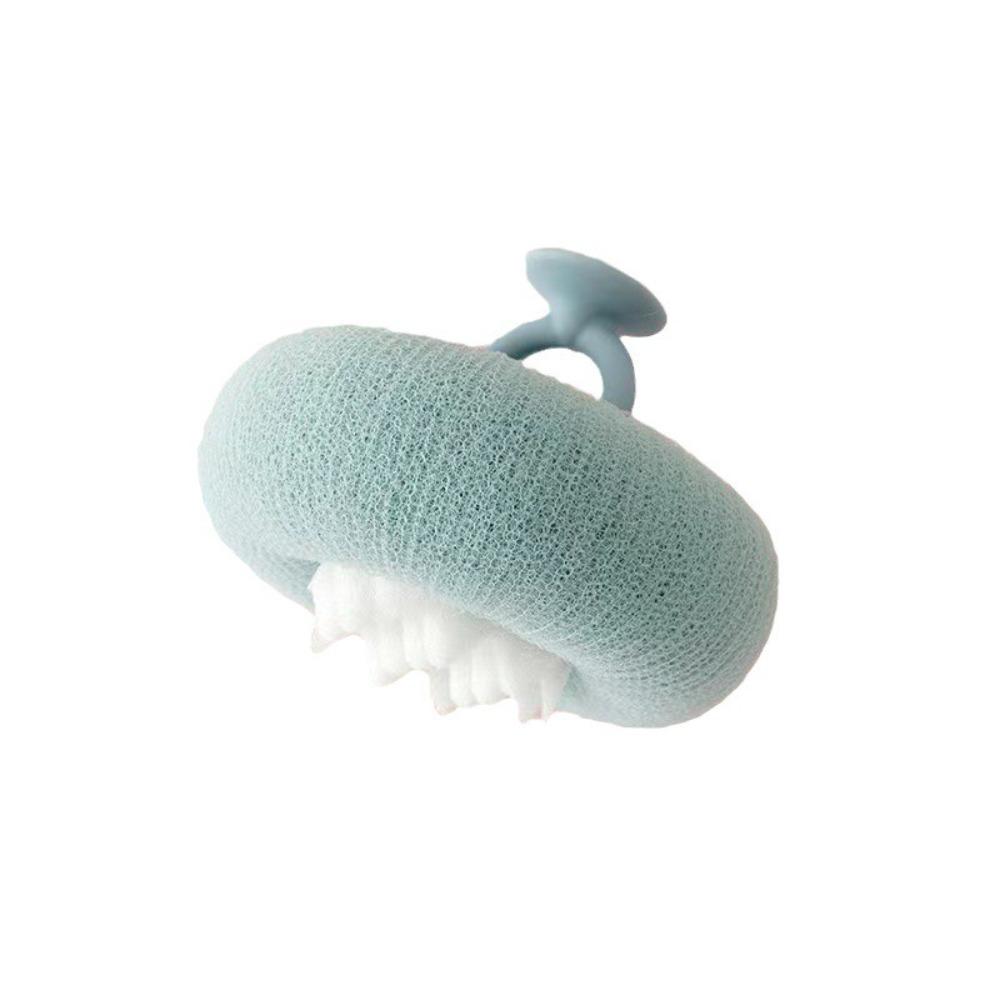 Super Miękka Słonecznikowa Przyssawka Kula do Kąpieli Okrągły Kształt Wielokolorowa Siatkowa Gąbka do Kąpieli Szczotka do Czyszczenia Wielokrotnego Użytku