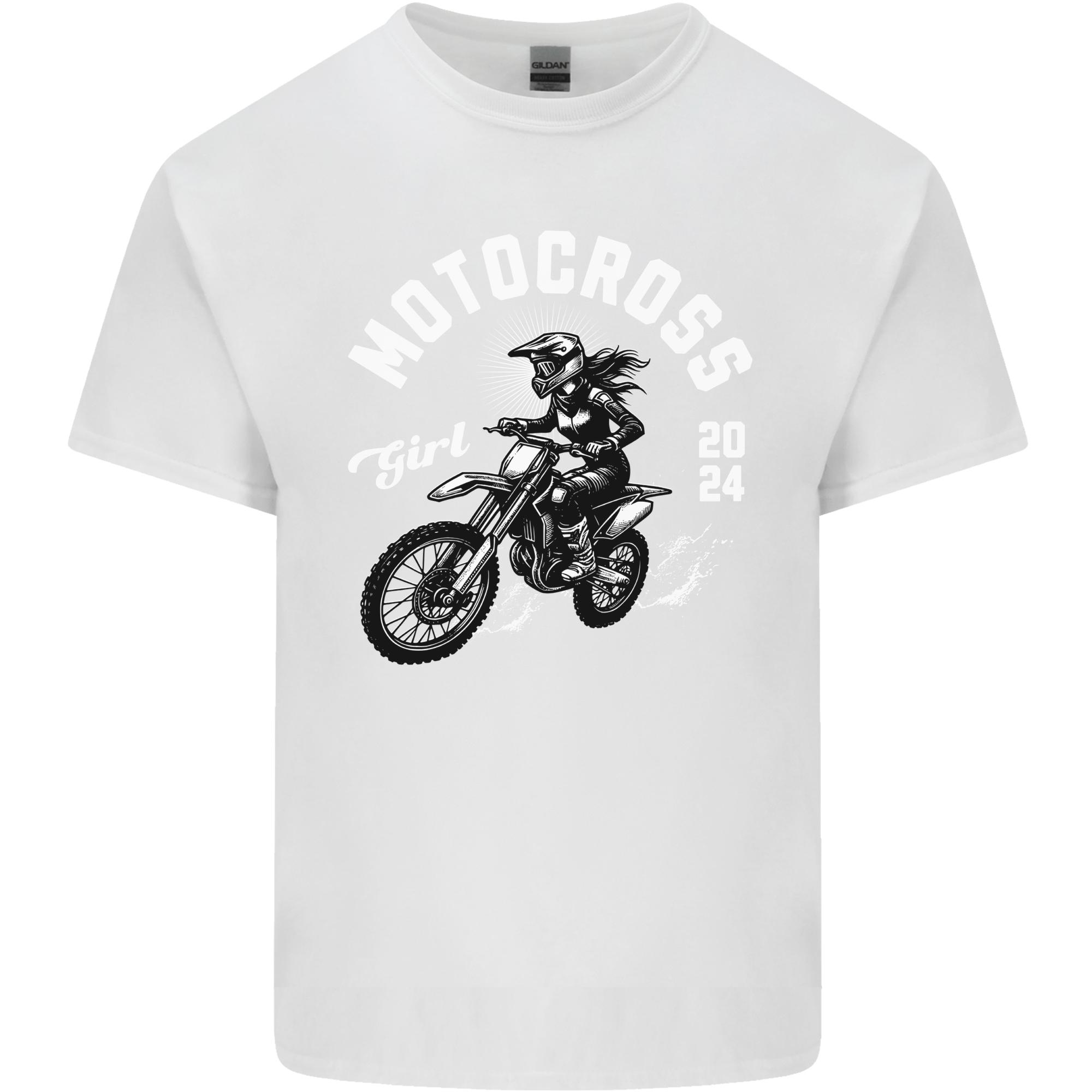 Motocross Girl Motocross MotoX Dirt Bike Female Unisexs Light Cotton TShirt S
