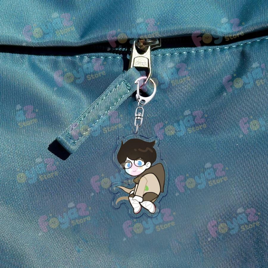 Cartoon Homestuck Keychain Accessories Bag Charms Dave Strider John Egbert Karkat Gamer Keyrings Jewelry Fans Freinds Gift