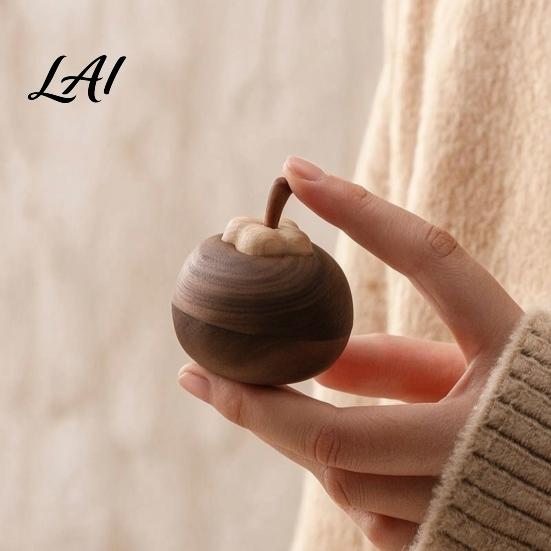 Spa Reception Scent Decor Mangosteen Passive Oil Diffuser Wooden Essential Creative Aromatherapy Non Electric Holder Diffusers No-Electric