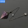 Dream Will Focus Yoga Pendant Natural Stone Cone Healing Necklace