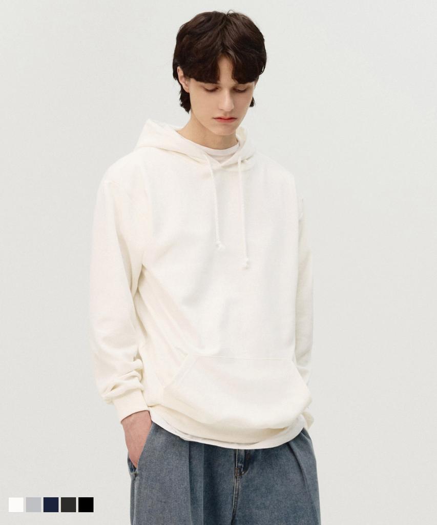 [Non-Fleece Or Fleece-Lined] Easy Hooded Sweatshirt 5 Colors (C Type)