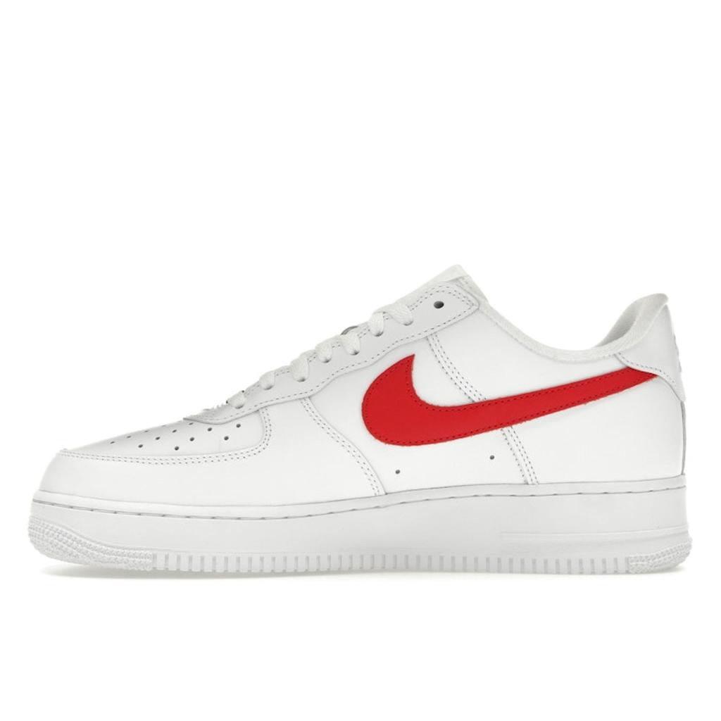 Nike Supreme X Air Force 1 Low Box Logo - Speed Red Shanghai Exclusive Unisex Sneakers White CU9225-101