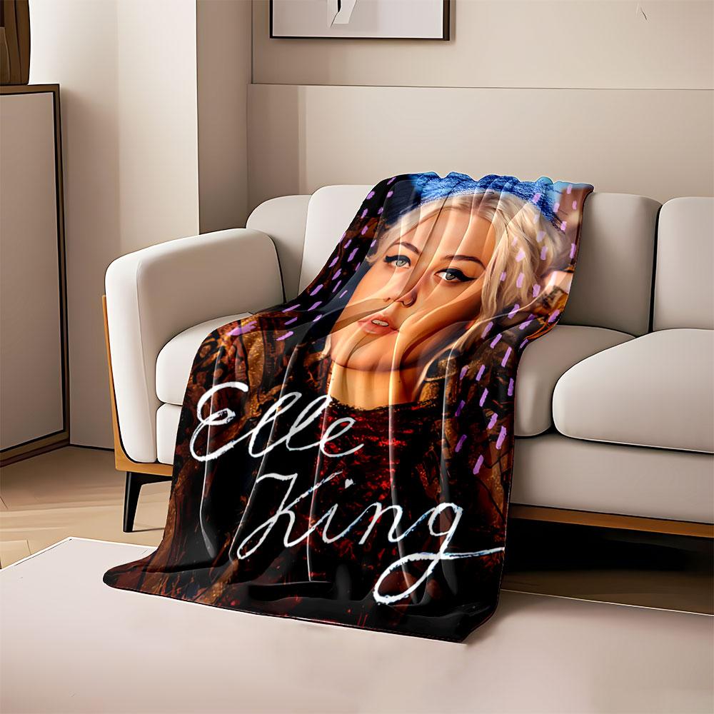Artistic Portrait Blanket for All Seasons Blanket Lunch Break Throw Gift