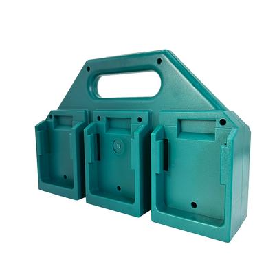 Battery Carrying Holder for Makita 18V & 14.4V, Batteries Case Storage Organizer Rack Portable and Rugged Battery Caddy