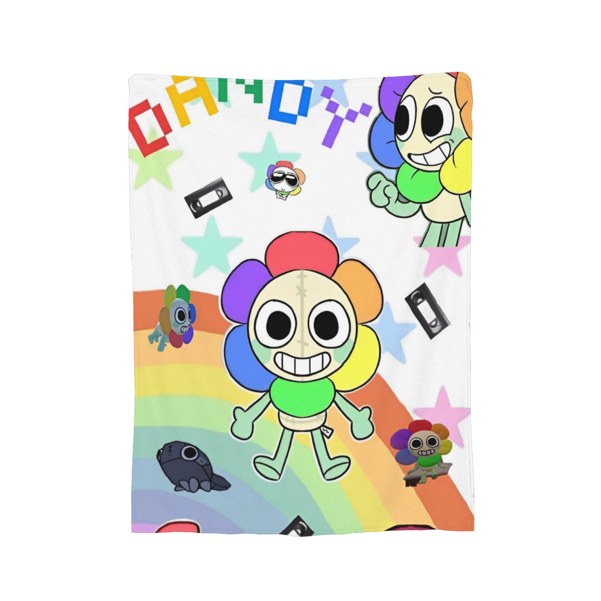 

Dandys World Blankets Game Cute Cartoon Fuzzy Awesome Warm Throw Blankets for Home Textile Decor, 75x100cm 30x40in