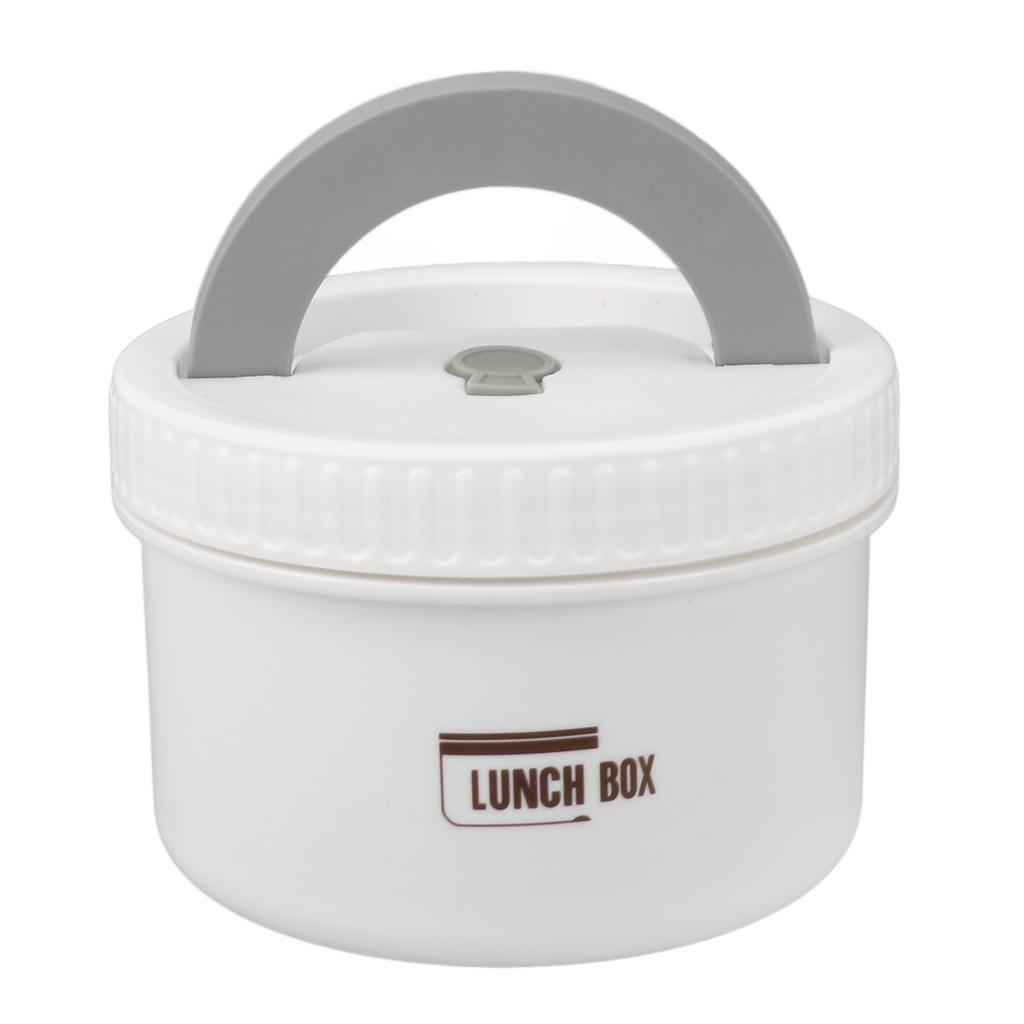 Bento Box Round 600ml Lunch Container Stainless Steel Tight Sealing Leakage Proof Insulated Portable Food Storage