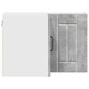 Lucca Wall Corner Cabinet Concrete Grey 57 x 57 x 40 cm Engineered Wood