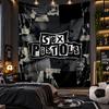 Wandbehang Tapisserie Sex Pistols Druck Stoff für Wohnzimmer Schlafzimmer Heimdekoration