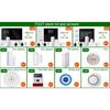 PGST door sensor, intelligent home door and window security detection, door opening alarm, 433MHz door detector, used to detect