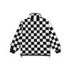 Vans Schachbrett Sherpa Fleece Jacke Schwarz Weiß Unisex VN00091BBSU