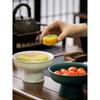 Household Refreshment Plate High Foot Fruit Plate Zen Small Plate Japanese Dessert Dried Fruit Bowl Ceramic Tray Serving Plate