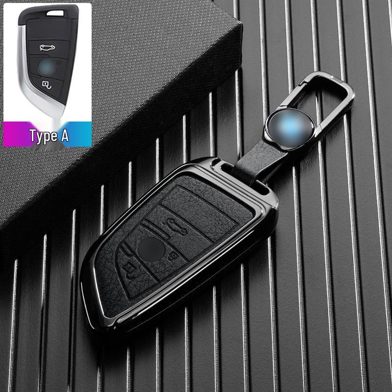 BMW Car Key Case for 7 Series, 5 Series, 3 Series, X1, X2, X3, X5, X6, and 530Li.