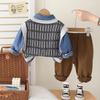 Kids Casual Long-Sleeve Set, Comfortable Daily Wear Outfits