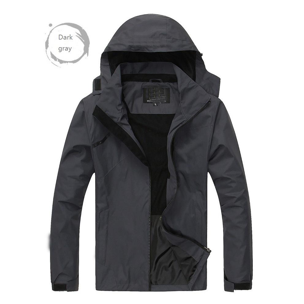 Premium Quality Thin Outdoor Men's Large Size Hooded Windproof Waterproof Jacket
