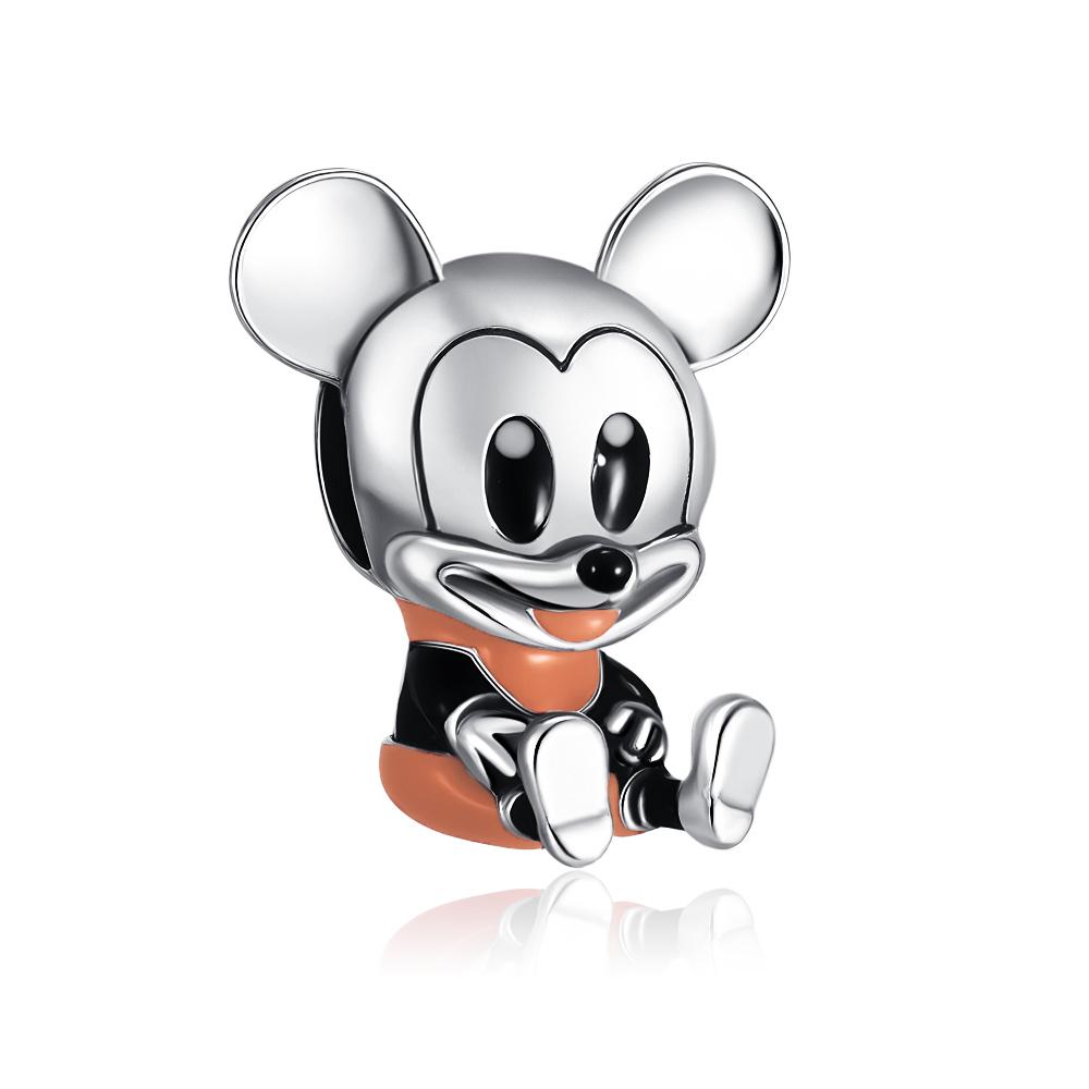 New Copper Miniso Mickey Mom Minnie Clip Stitch Designer Charms Bead Fit Authentic Bracelets Charm DIY Craft Women Jewelry